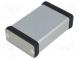 Enclosure  with panel  1455  X 54mm  Y 80mm  Z 23mm  aluminium