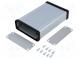 Enclosure  with panel  1455  X 78mm  Y 120mm  Z 27mm  aluminium