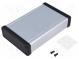Enclosure  with panel  1455  X 78mm  Y 120mm  Z 27mm  aluminium
