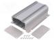 Enclosure  with panel  1455NHD  X 86mm  Y 160mm  Z 51mm  aluminium