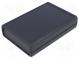 Enclosure  multipurpose  1593  X 75mm  Y 110mm  Z 25mm  ABS  black