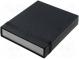 Enclosure  with panel  1598  X 154mm  Y 179mm  Z 36mm  ABS  black