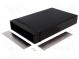 Enclosure  with panel  1598  X 160mm  Y 250mm  Z 40mm  ABS  black