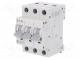 Circuit breaker  230/400VAC  Inom  10A  Poles  3  DIN  Charact  B