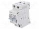 Circuit breaker  230/400VAC  Inom  16A  Poles  2  DIN  Charact  B