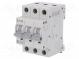 Circuit breaker  230/400VAC  Inom  16A  Poles  3  DIN  Charact  B