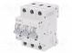 Circuit breaker  230/400VAC  Inom  25A  Poles  3  DIN  Charact  B