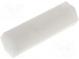 Screwed spacer sleeve  hexagonal  polyamide  M3  22mm