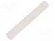 Screwed spacer sleeve  hexagonal  polyamide  M3  42mm