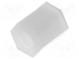 Screwed spacer sleeve  hexagonal  polyamide  M3  7mm