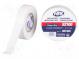 Tape  electrical insulating  W  19mm  L  20m  Thk  0.15mm  white