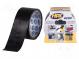 Tape  duct  W  48mm  L  5m  Thk  0.3mm  black  natural rubber