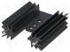 Heatsink  extruded  TO220  black  L 38.1mm  10.8K/W  aluminium