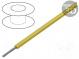 Wire  HELUTHERM® 145  stranded  Cu  1x0,5mm2  polyolefine  yellow