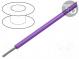 Wire  HELUTHERM® 145  stranded  Cu  1x0,75mm2  polyolefine  violet