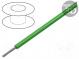 Wire  HELUTHERM® 145  stranded  Cu  1x1mm2  polyolefine  green