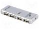Hub USB  USB 1.1,USB 2.0  white  Number of ports  4  480Mbps