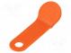 Pellet memory holder in and keychandin  orandnge