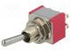 Switch  toggle  Positions 2  DPDT  ON-(ON)  5A/125VAC  5A/28VDC