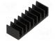 Heatsink  extruded  black  L 6.3mm  W 19mm  H 4.8mm  50K/W