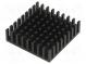 Heatsink  extruded  black  L 19mm  W 19mm  H 10mm  aluminium