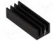Heatsink  extruded  black  L 17mm  W 6.3mm  H 4.8mm  51K/W