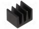 Heatsink  extruded  black  L 5mm  W 6.3mm  H 4.8mm  123K/W