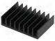 Heatsink  extruded  black  L 13mm  W 19mm  H 4.8mm  29K/W  anodized