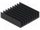 Heatsink  extruded  black  L 19mm  W 19mm  H 4.8mm  22K/W  anodized
