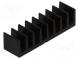 Heatsink  extruded  black  L 5mm  W 19mm  H 4.8mm  56K/W  aluminium