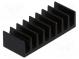 Heatsink  extruded  black  L 7mm  W 19mm  H 4.8mm  47K/W  aluminium