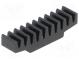 Heatsink  extruded  black  L 7mm  W 30mm  H 7.5mm  33K/W  aluminium