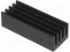 Heatsink  extruded  black  L 21mm  W 8mm  H 6mm  33K/W  aluminium