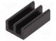 Heatsink  extruded  black  L 17mm  W 10mm  H 6mm  41K/W  aluminium