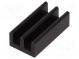 Heatsink  extruded  black  L 19mm  W 10mm  H 6mm  36K/W  aluminium