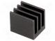 Heatsink  extruded  black  L 17mm  W 13.5mm  H 15.24mm  19.4K/W