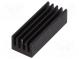 Heatsink  extruded  black  L 21mm  W 8mm  H 6mm  33K/W  aluminium