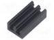 Heatsink  extruded  black  L 19mm  W 10mm  H 6mm  36K/W  aluminium