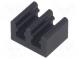 Heatsink  extruded  black  L 8mm  W 10mm  H 6mm  73K/W  aluminium