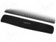 Gel keyboard pad  black  86x482x22mm