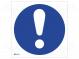 Safety sign  regulatory  Mat  self-adhesive folie  W  200mm
