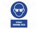 Safety sign  regulatory  Mat  PVC  W  200mm  H  300mm
