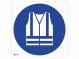 Safety sign  regulatory  Mat  self-adhesive folie  W  200mm