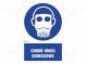 Safety sign  regulatory  Mat  PVC  W  200mm  H  300mm