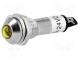 Indicator  LED  prominent  24VDC  Cutout  Ø8.2mm  IP40  metal