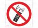 Safety sign  prohibitory  Mat  self-adhesive folie  W  200mm