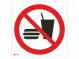 Safety sign  prohibitory  Mat  self-adhesive folie  W  200mm