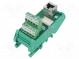 Transition  RJ45,screw terminal  W  35mm  D  68.5mm  H  92.6mm  1A