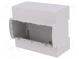 Enclosure  for DIN rail mounting  Y 90.5mm  X 106.3mm  Z 53mm