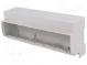 Enclosure  for DIN rail mounting  Y 91mm  X 213mm  Z 53mm  ABS